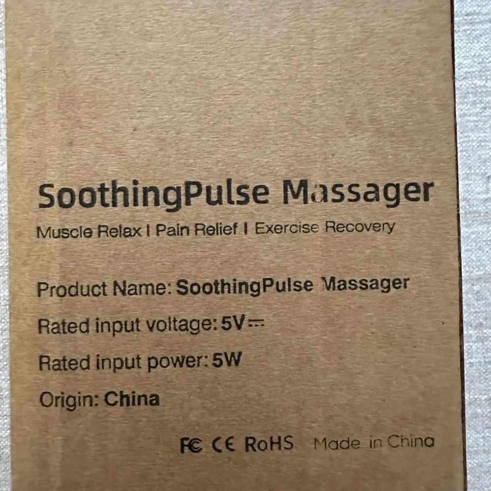 NWT Soothing Pulse Massager - Pink and Silver NEW IN BOX